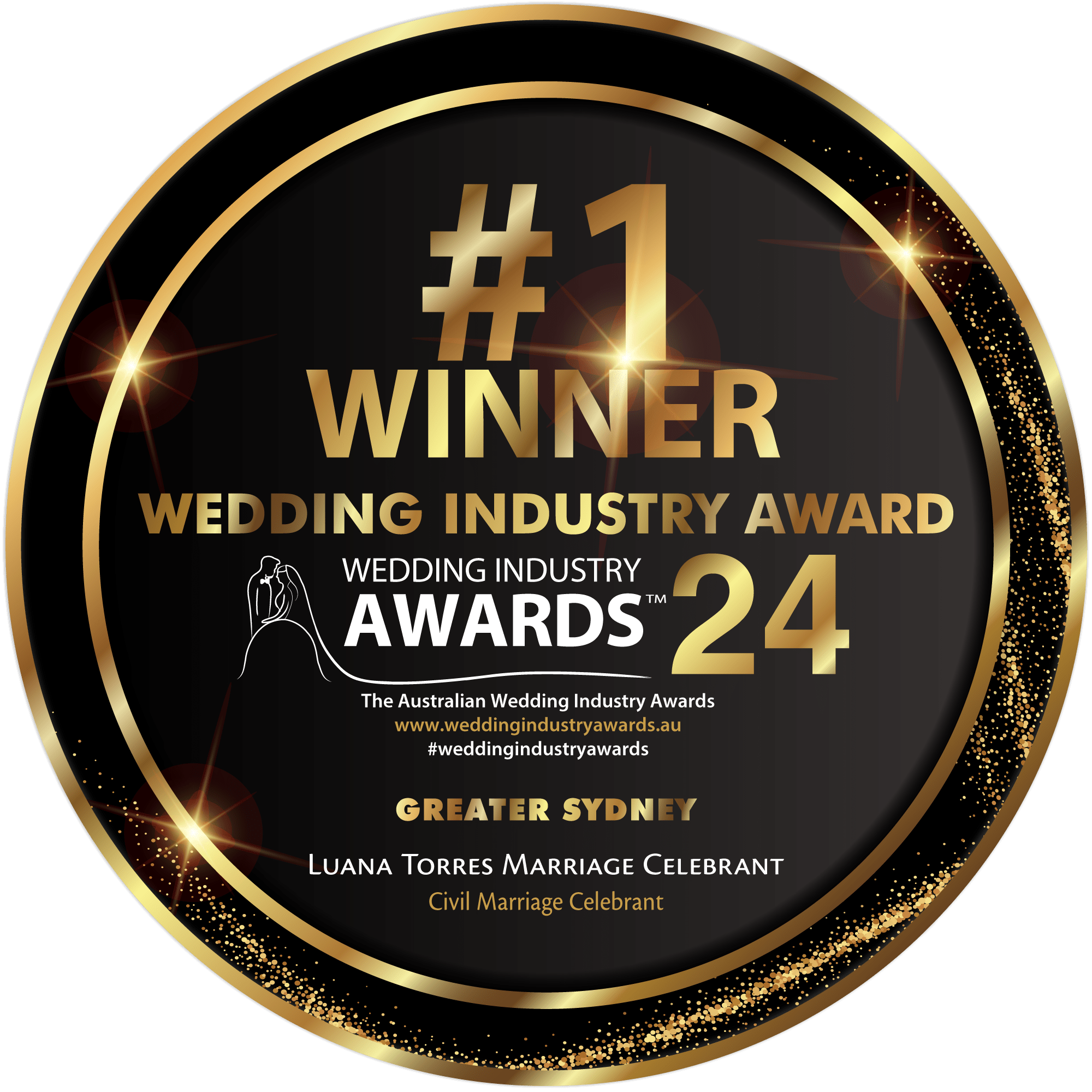 Wedding industry award 2024 logo